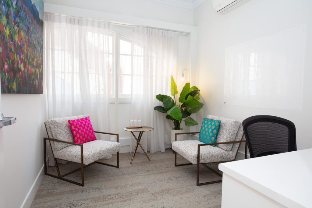 Boy playing happily in child therapy session